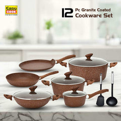 12pcs granite cookware set with Complete set