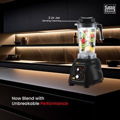 MH17 Hardfighter Hi-Power Blender - Black Panther Series | 1500 Watt Mixer Juicer Grinder | Heavy Duty Commercial Blender | 4x Performance | 30000RPM | Black