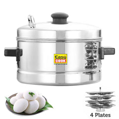 Idli maker with 4 plates