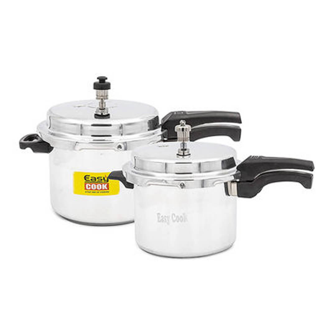 pressure cooker combo with 5 liter pressure cooker and 3 liter