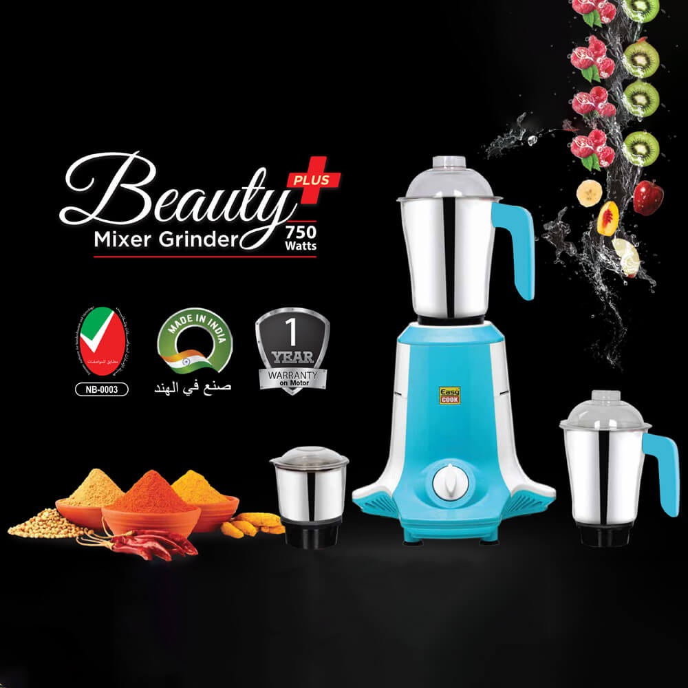 750 watts Indian Mixer Grinder with 1 year warranty